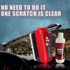 Car Glass Oil Film Remover Car Glass Sponge Cleaning Brush Windshield Oil Film Cleaner Rainproof Anti-fog Maintenance Agent
