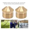 5PCS Fine Mist Misting Nozzles Gold Garden Cooling System Nozzles Fog Nozzles  Dust Reduction Use