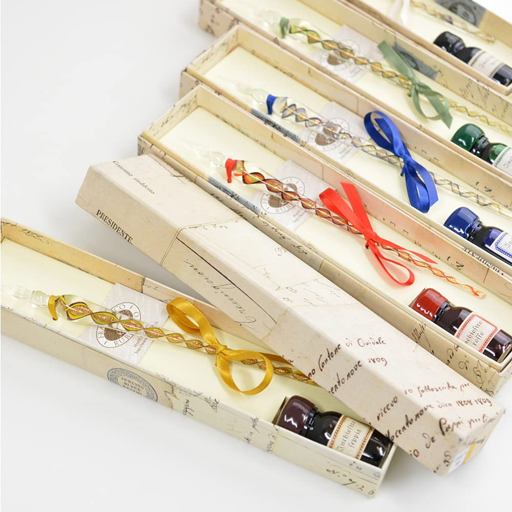 Набор чернил для стеклянной ручки Rubinato ALF Red 28/ALF-RD