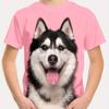 Kids Clothes Boys Tshirt Short Sleeve 3D Dog Print Children Summer Clothes Creative Stylish Streetwear Round Neck Girl Clothes