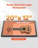 55W CO2 Laser Engraver, 500 x 300 mm, Desktop CO2 Laser Engraver and Cutter Machine with 16MP Camera, Water Pump, Rotary Axis, Compatible with