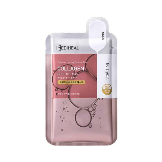 Mediheal Collagen Nude Gel Mask Firming & Hydrating Facial Sheet Mask Set (10 Sheets)