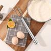 Stainless Steel Manual Dough Blender Rustproof Powder Stirrer for Baking Flour Whisk  Home