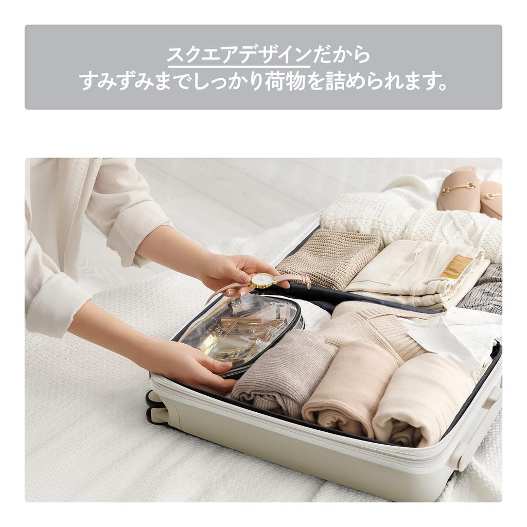 Чемодан для переноски на молнии, легкий, размер S, удлинительные ролики [Legend Walker] (с функцией/ручная кладь/двойной (35-42 [МОНОТОН/Синий] <5520-49-BL>