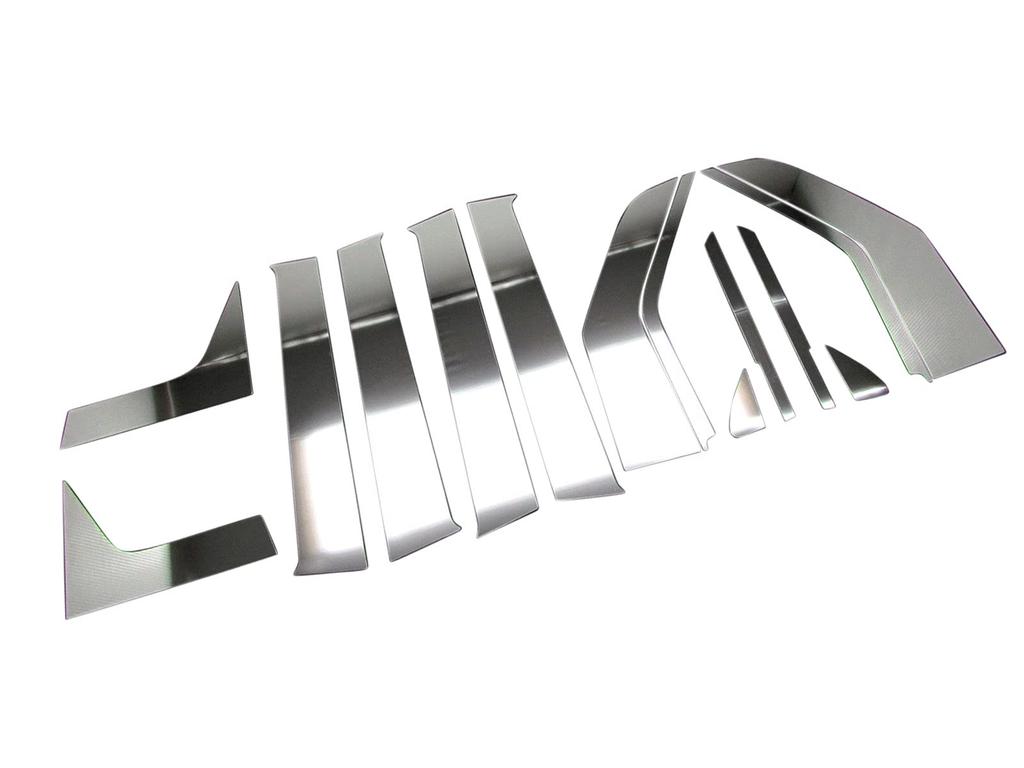 BRIGHTZ Custom JH1 JH2 Супер Зеркальная Нержавеющая Сталь Хромированные Накладки на Стойки Не Требуется Козырек 14 Шт. NWGN N WGN N Wagon N Wagon JH 1 2 NWGN Custom N WGN