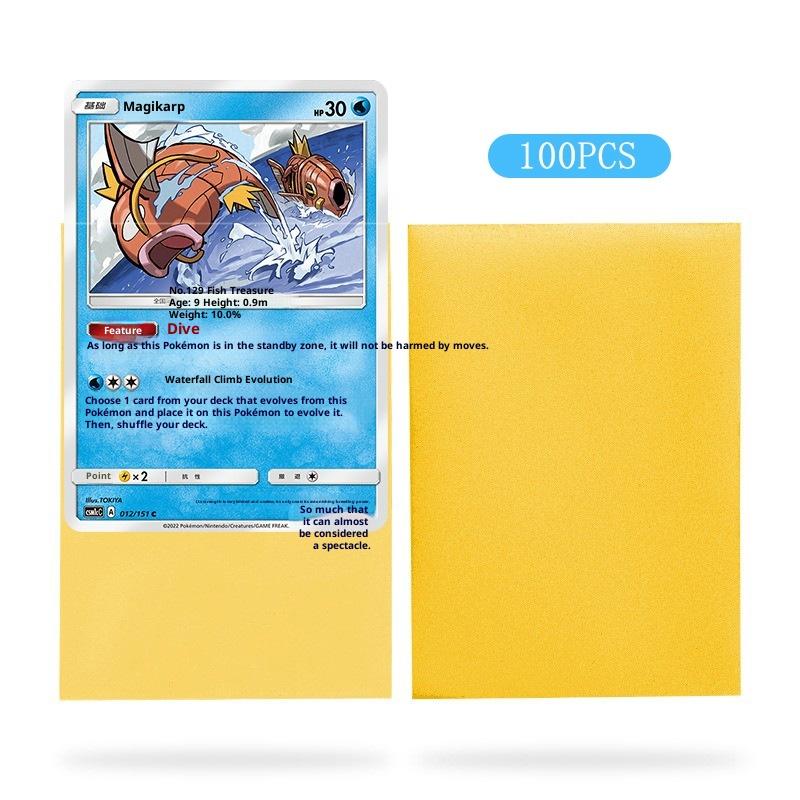 100 шт. Премиальные матовые протекторы для карт, совместимые с MTG, Pokemon, коллекционными карточками и спортивными картами стандартного размера для настольных игр