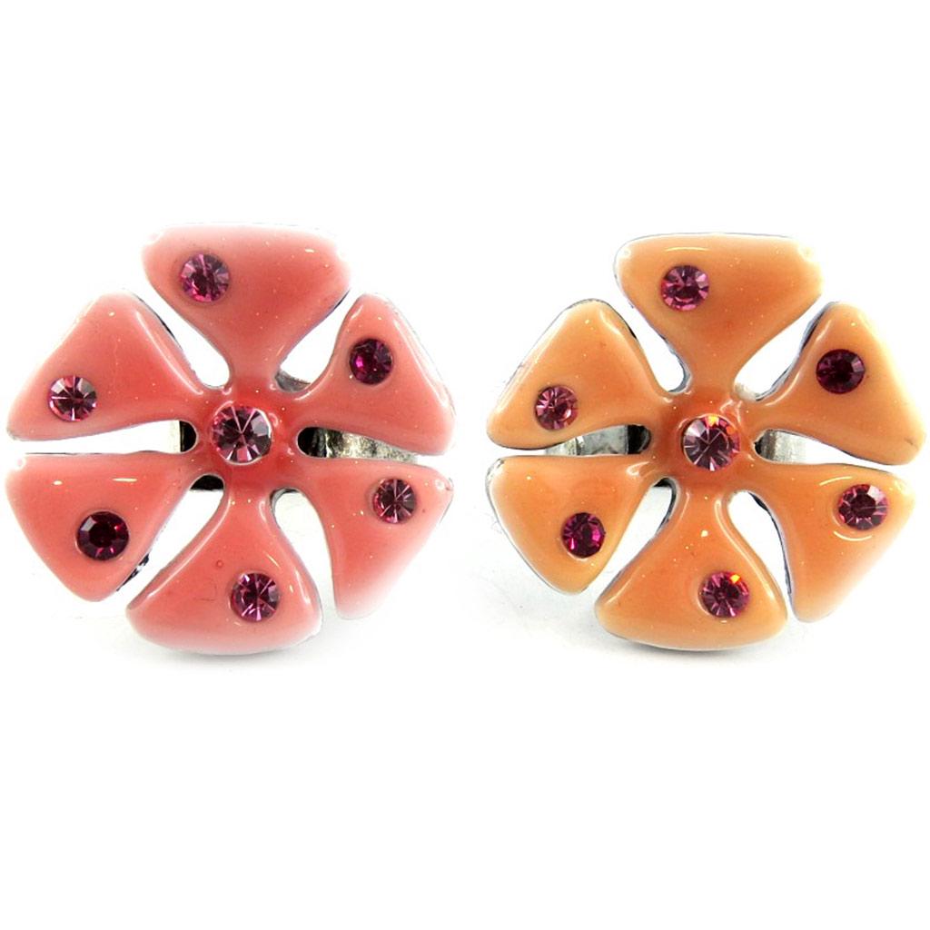 Les Trésors De Lily [E0598] - Pink 'Mimosas' Designer Ring