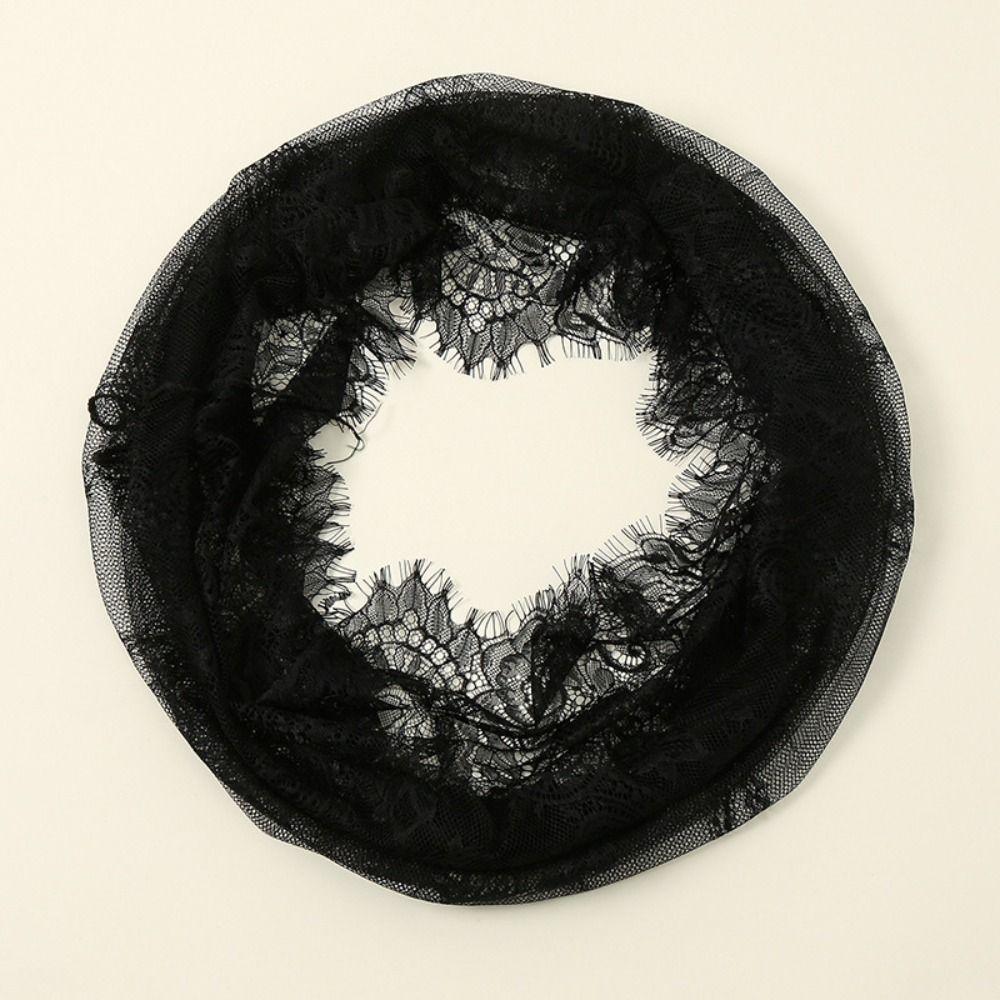 Испанская кружевная вуаль Элегантное головное покрытие Винтажная невеста Мантилья Головной убор