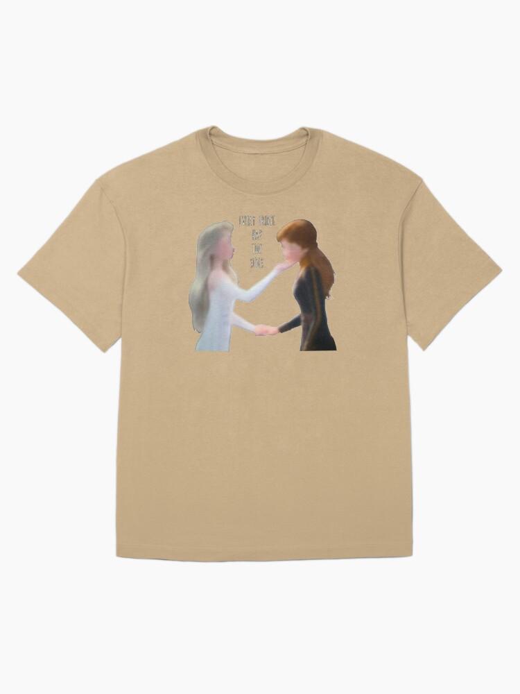 Frozen Two Sides Oversized T-Shirt
