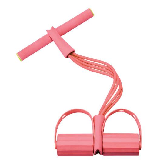 Многофункциональный 4/6-трубный педальный эспандер, эластичная лента сопротивления с ручкой, эластичная веревка для йоги и упражнений на пресс, мужской/женский педальный тренажер, оборудование для тренировок