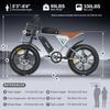 EBike x70 750W Dual Lithium Battery 34AH Long Range 40KM/H 20*4Fat Tire Electric Bike Mountain Electric Bicycle E-motorcycle