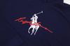 Polo Ralph Lauren Big Pony Print Pullover Hoodie with Kangaroo Size Navy Men's Pocket, M, (Product Code 01020099)