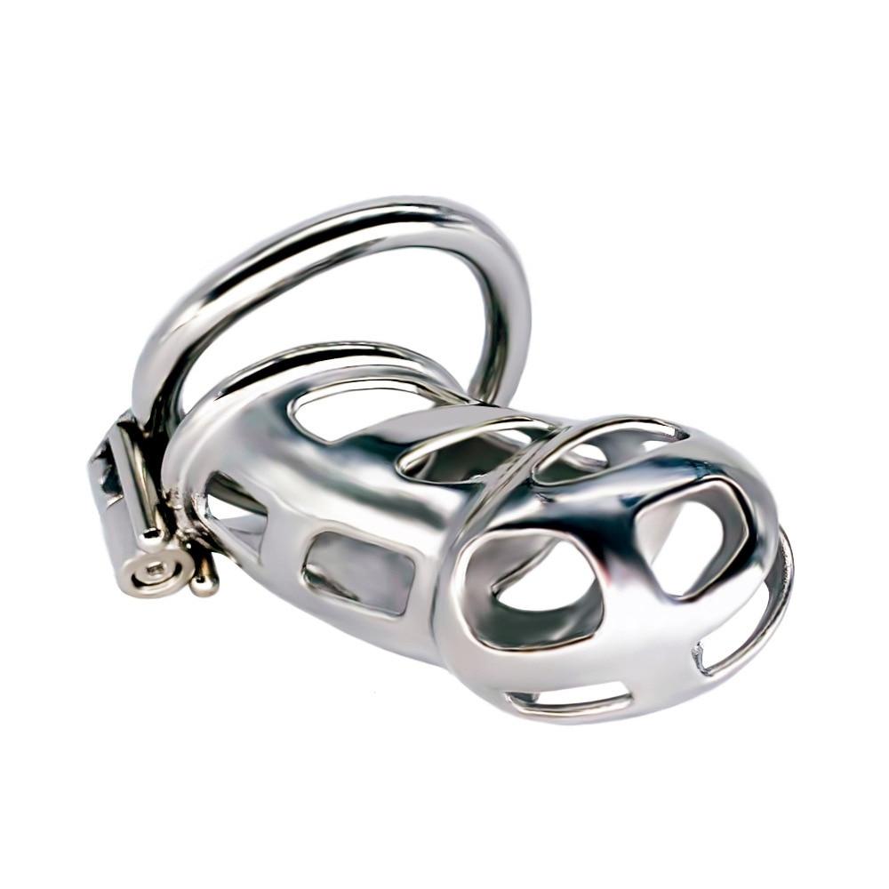 Замок целомудрия CB для мужчин, клетка для пениса из нержавеющей стали, секс-игрушка для взрослых, клетка для члена, кольцо для пениса, БДСМ, игра, раб, фетиш, кольцо для пениса