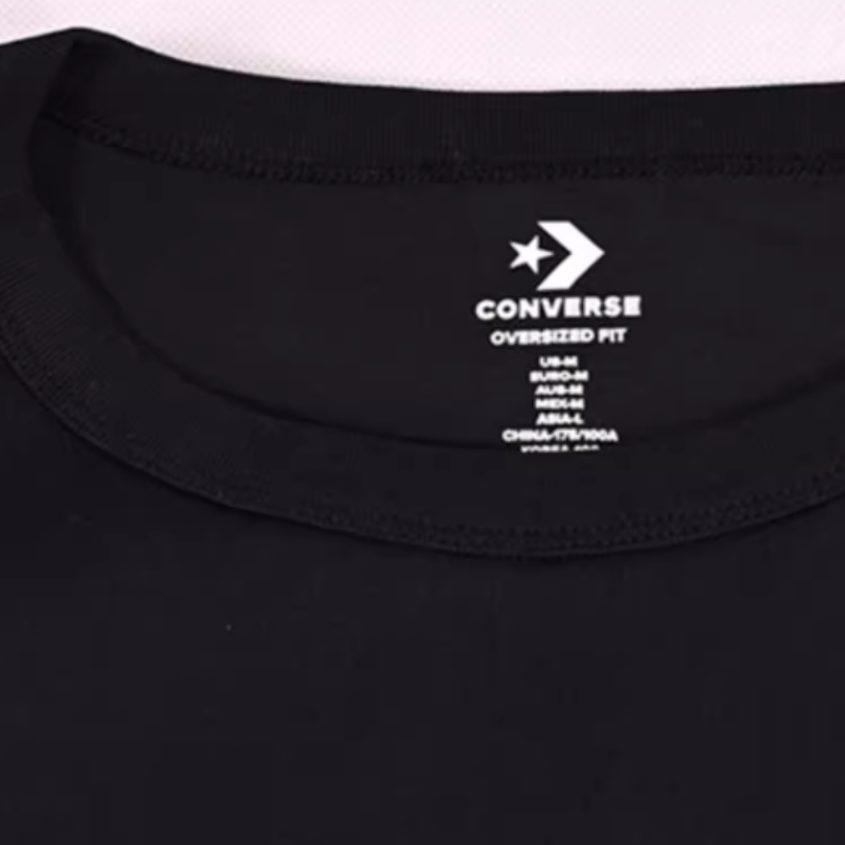 Converse Футболки City Escape Унисекс Черный Круглый вырез Умеренный Прямой крой 10026169-A03