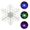 5 шт. снежинки оконные огни с присоской красочные светодиодные снежинки огни для рождественской вечеринки
