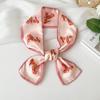 Long Silk Scarf, High-end New Versatile Hair Tie Streamer, Atmosphere Ribbon, Spring and Summer Decorative Scarf, Tied Bag Streamer