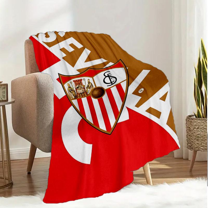 Sevi-lla Europa League Blanket Lightweight Ideal Bedding Blanket Perfect for Travel, Camping, Living Rooms, Offices, Sofas, Fan Christmas gift