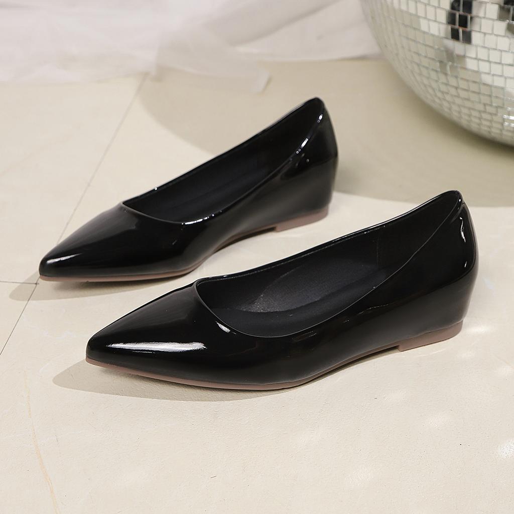 Сексуальные женские туфли с острым носком, внутренняя высота 5 см, туфли-лодочки с неглубоким вырезом, летняя обувь, новая темпераментная обувь на одной педали