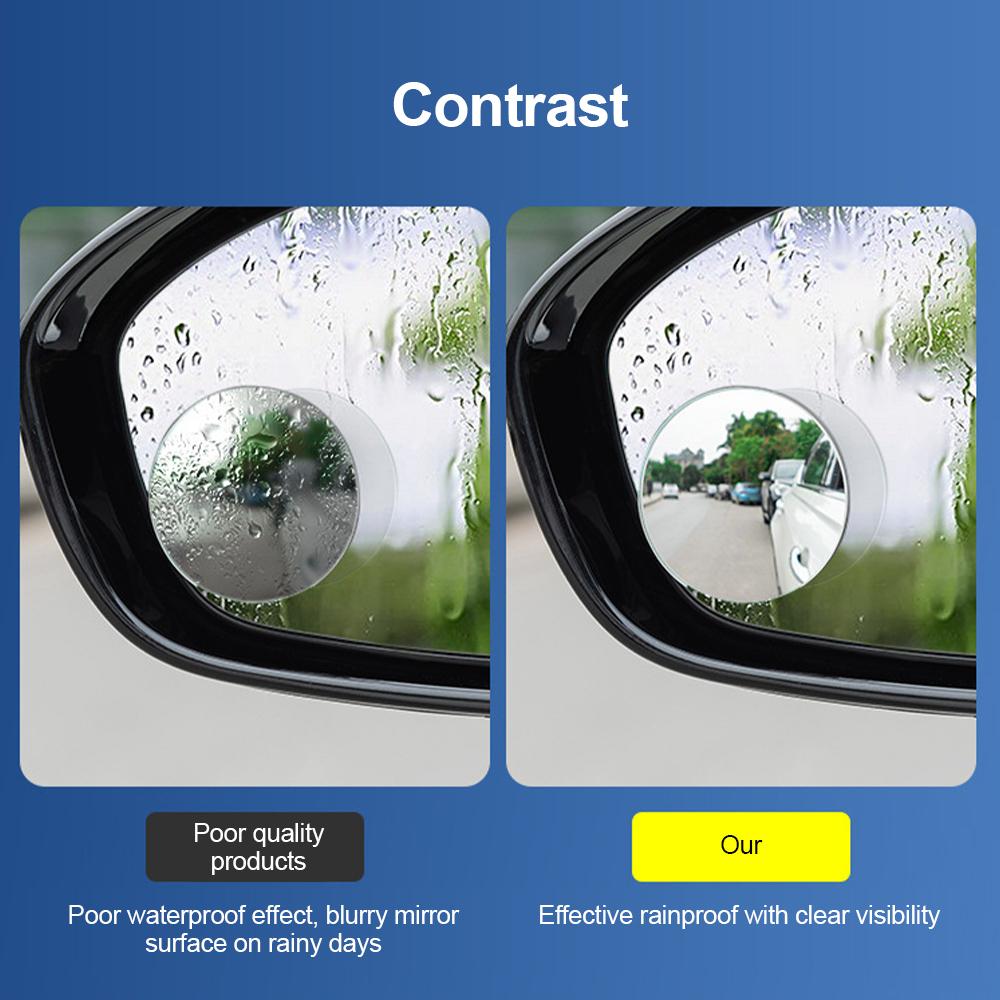 2 шт. Автомобильное зеркало HD выпуклое зеркало слепой зоны автоматическое зеркало заднего вида 360 градусов широкоугольный автомобильный помощник по парковке зеркала