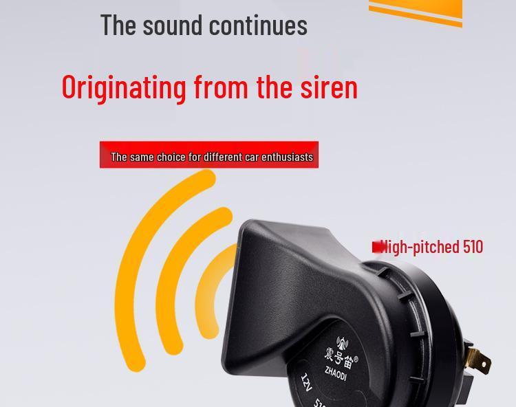 Compatible with ORA White Cat, Black Cat, Haomao GT iQ New Energy; Easy Installation Car Snail Horn.