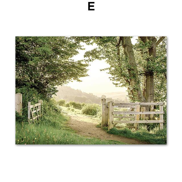 Одуванчик, подсолнух, Дейзи Лейк, настенная живопись на холсте, плакаты на скандинавскую тему и принты, пейзажные настенные панно для декора гостиной