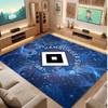 Hamburger SV Football Print Crystal Velvet Rug, Comfortable Water Absorbent Non Slip Indoor Floor Carpet