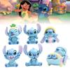 Charming Pvc Stitch Action Figures In Six Different Styles Perfect For Collectors