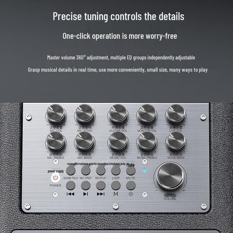 Портативная караоке-колонка Bluetooth W-King T6S