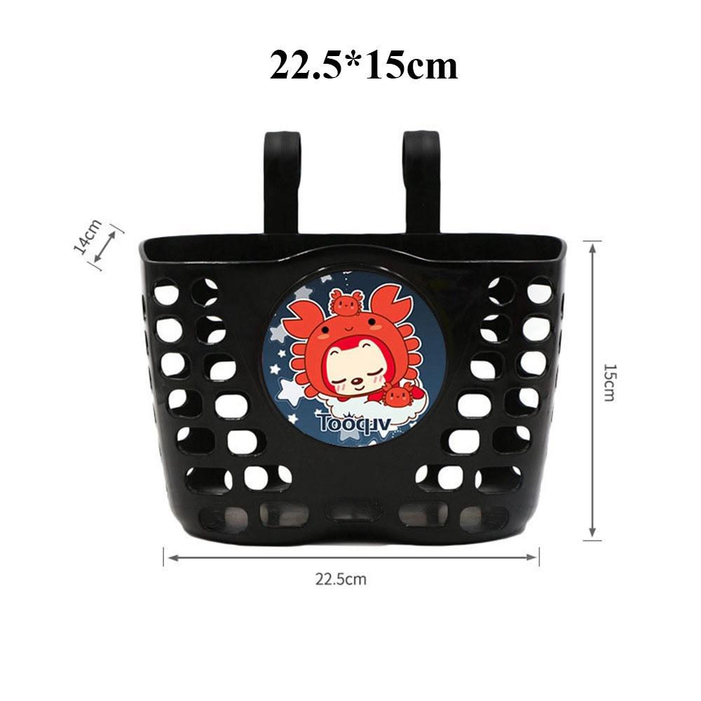 Детский пластиковый велосипедный багажник, руль для самоката, студенческая передняя корзина, передняя сумка для велосипеда, задние велосипедные аксессуары