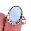 Natural Owyhee Opal Gemstone 925 Solid Sterling Silver Jewelry Ring Size 9 J7s52