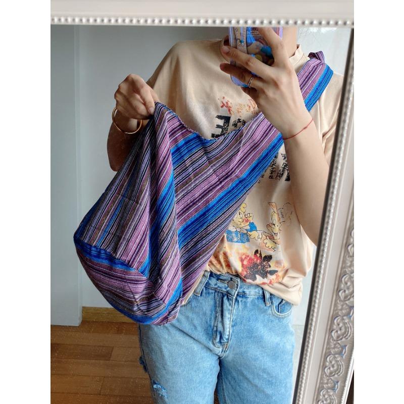 Винтажная сумка Женская сумка через плечо Жаккардовая повседневная женская сумка