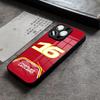 Чехол для телефона C-Charles L-Leclerc 16 для iPhone 18 17 16 Pro Max 15 Plus 14 Pro 12 11 13 Mini X XR XS Max SE Стеклянная крышка