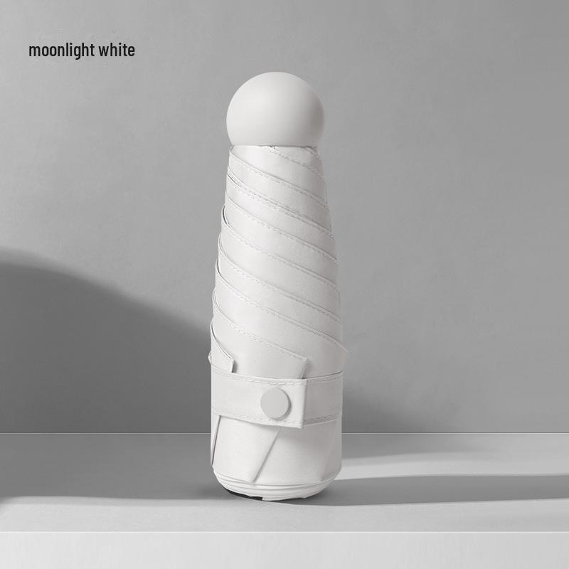 Скидка 50% на карманный мини-зонт двойного назначения: Защита от ультрафиолета для солнца и дождя, красочный и компактный дизайн