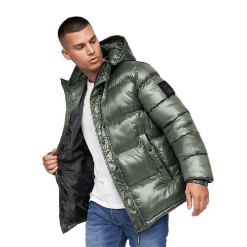 Crosshatch Mens Crosswell High Shine Jacket