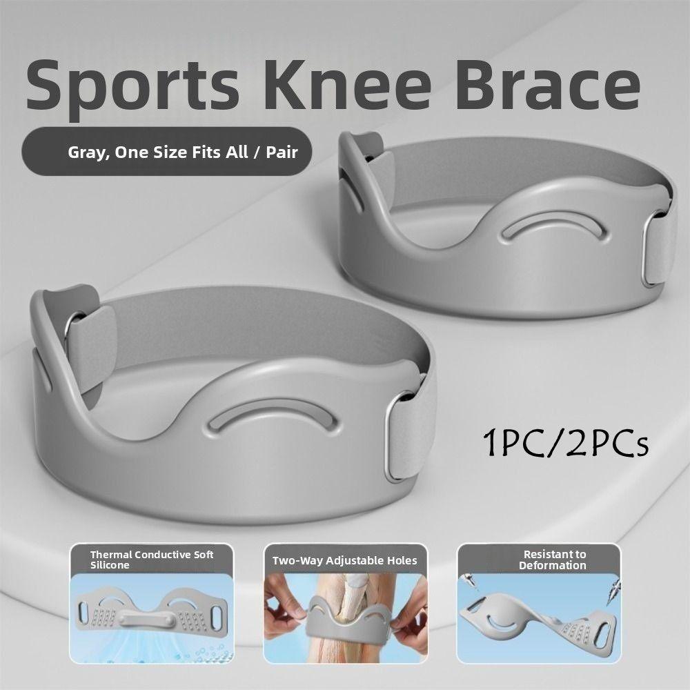 Fixed Protection Patella Knee Strap Silicone Knee Sports Support Band Women Men