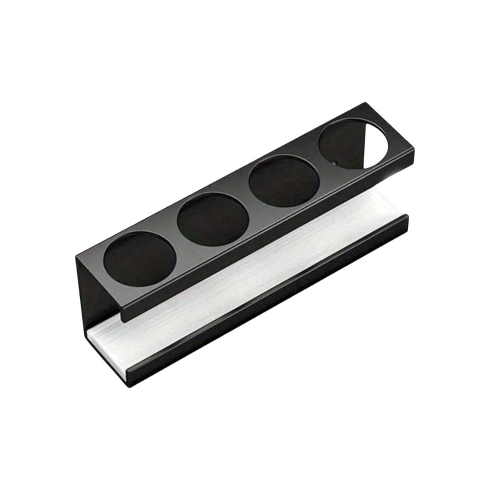 Space Saving 4-Slot Toothbrush Holder Wall Mounted Storage Rack Bathroom Organizer  for Bathroom