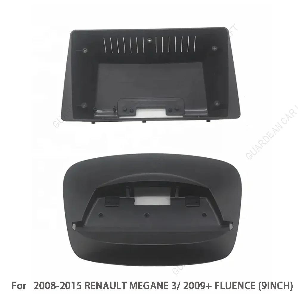 For RENAULT Megane 3 Fluence 2008-2016 9 Inch Car Radio Fascia Android Frame Head Unit Panel Dashboard Original Cable Canbus