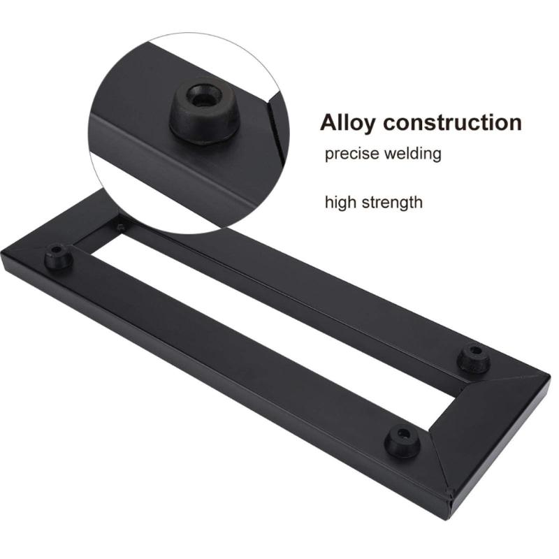 Professional Aluminum Alloy Effect Pedal Organizer Board Light Weight Guitar Pedal Mounting Board For Guitar Effects