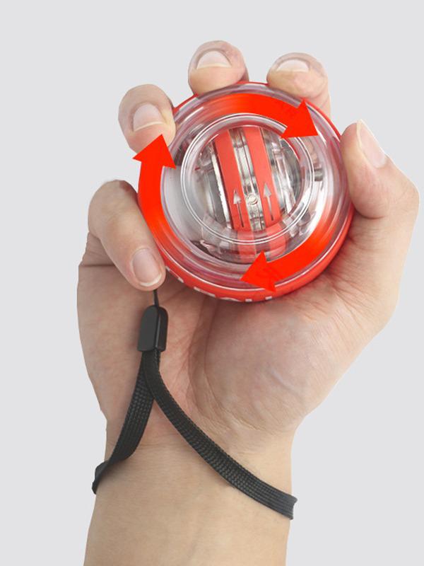 Self-Illuminating Gyro Grip Strength Ball for Arm and Wrist Training