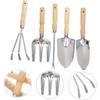 5-элементный инструмент из нержавеющей стали, лопата для садового инструмента, грабли, набор лопат, лопата для овощей в горшках, садовые инструменты для посадки на открытом воздухе, бытовые садовые инструменты