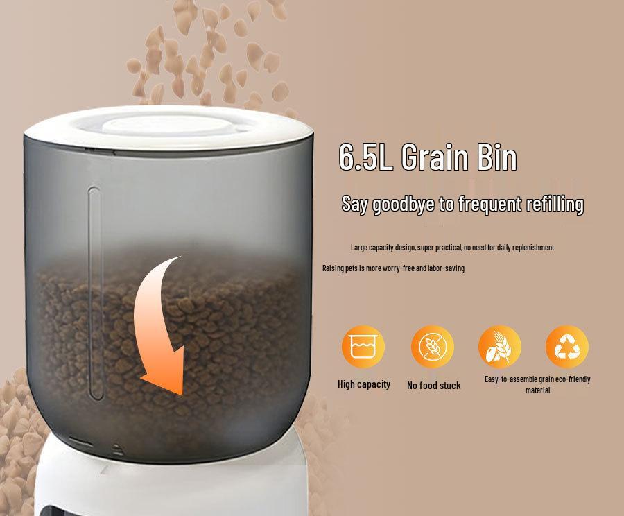 Remote Self-Service Automatic Cat Feeder with Camera – Smart Pet Feeder