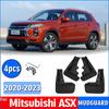FOR Mitsubishi ASX 2022 2023 Mudguard Fender Mud Flap Guards Splash Mudflaps Car Accessories Front Rear
