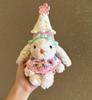 Bonnie Bunny Plush Keychain: Cute Girl Doll Bag Charm & Bestie Birthday Gift