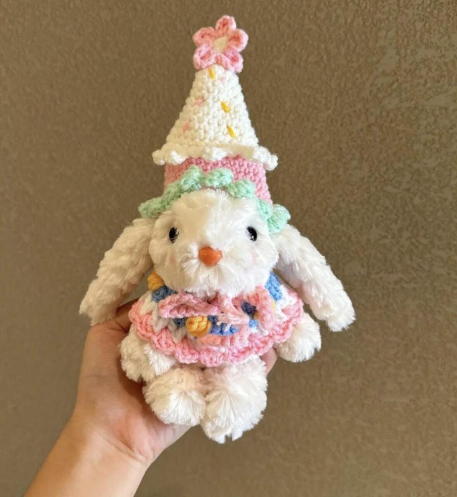 Bonnie Bunny Plush Keychain: Cute Girl Doll Bag Charm & Bestie Birthday Gift