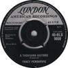 7inch Record TRACY PENDARVIS - A Thousand Guitars / Is It Too Late 45HLS9059 London Records, 1960 UK Rock Used