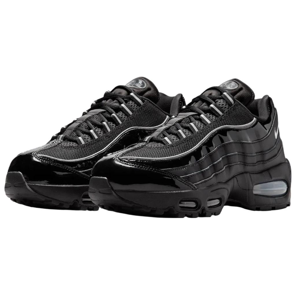 Nike Кроссовки женские Air Max 95 OG Черный лак Серебристый светоотражающий Белый металлик Серебристый IB6397-001