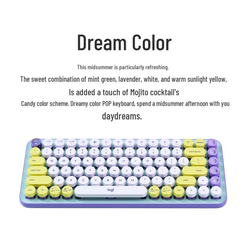 Logitech POP KEYS Wireless Mechanical Keyboard