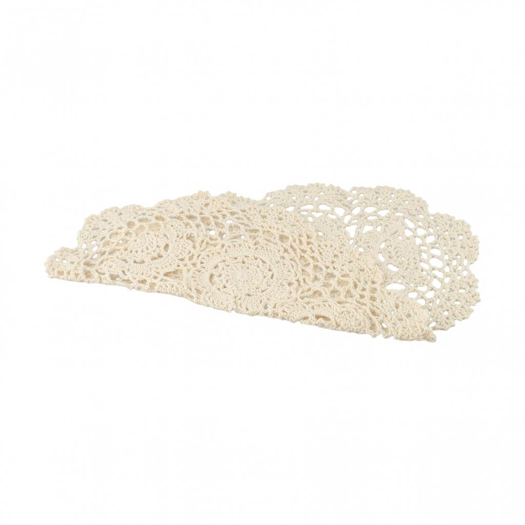 Подставка для столовых приборов Домашнее украшение Ретро Овальные винтажные салфетки ручной работы крючком