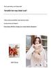 2025 Korean Style Dual-Use Winter Scarf Shawl for Women - Thick Warm Imitation Cashmere, Versatile Neck Warmer for Students.