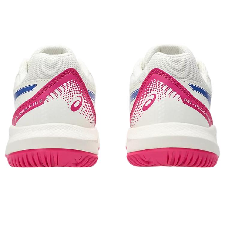 Asics Gel-Dedicate 8 Удобные Модные Простые Универсальные Тренировочные Кроссовки Детские Кроссовки Молочно-белый 1044A077-105